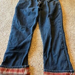 Carhartt Blue Denim with Orange Logo